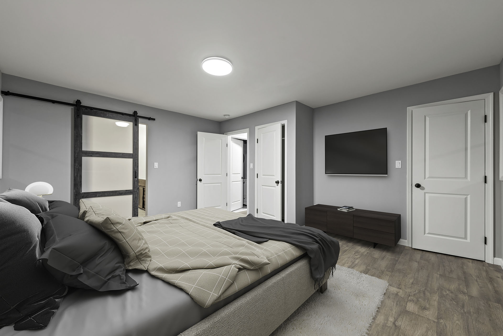 Virtually Staged Image of the inside of a house